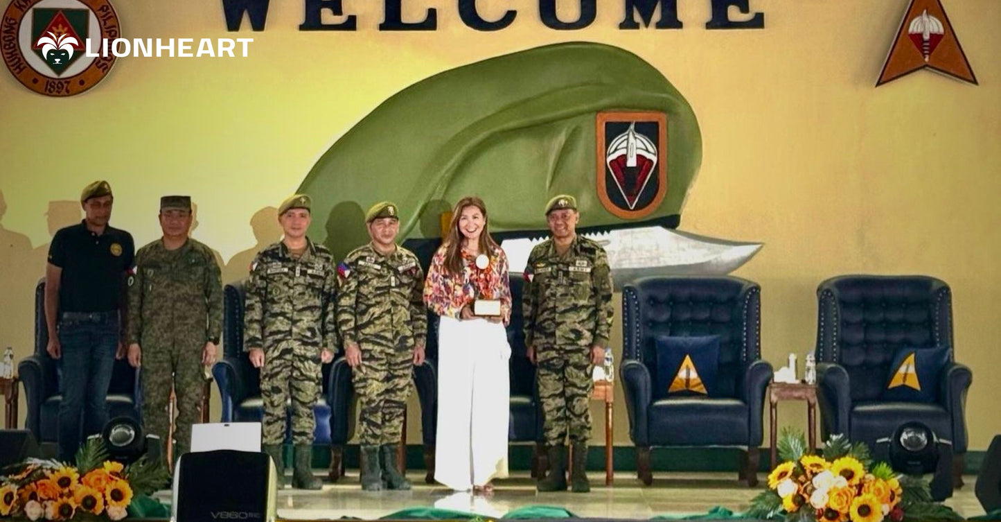 Philippine Army Awards Lionheart COO for Strengthening Civilian-Military Partnerships