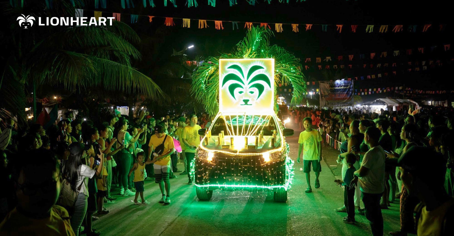 Lionheart Farms Lights Up the Parade for Rizal’s Founding Day and Tau’t Bato Festival